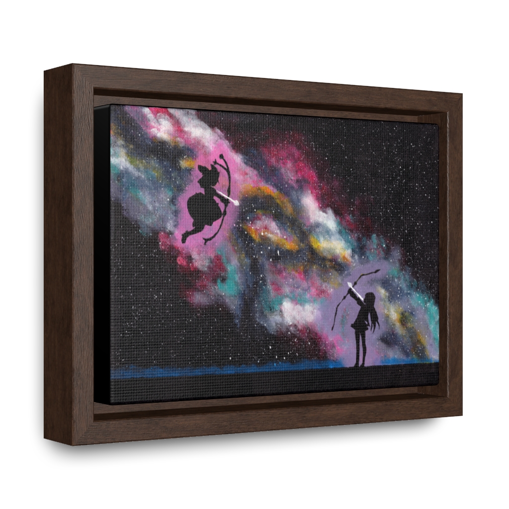 Framed Gallery Wrap Canvas - The Space Between Our Ideals