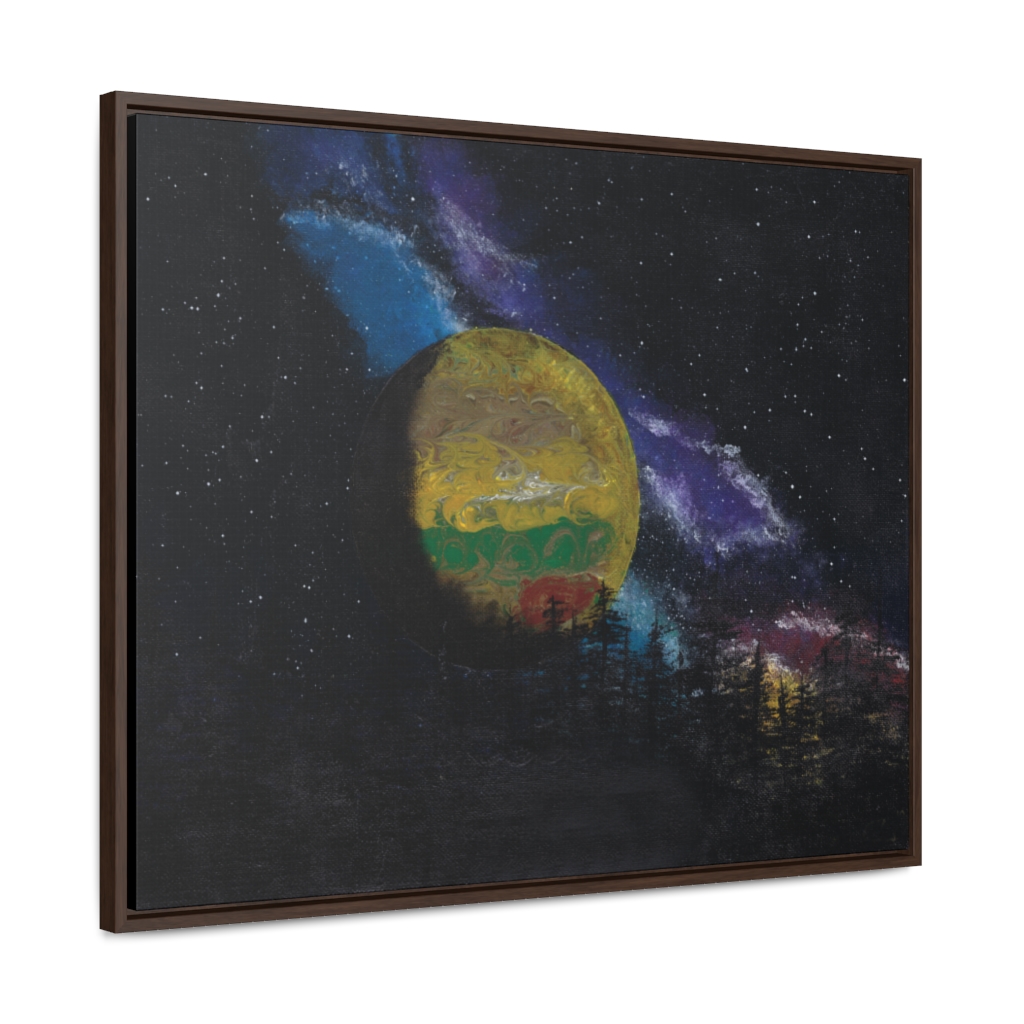 Framed Gallery Wrap Canvas - Jupiter Rising