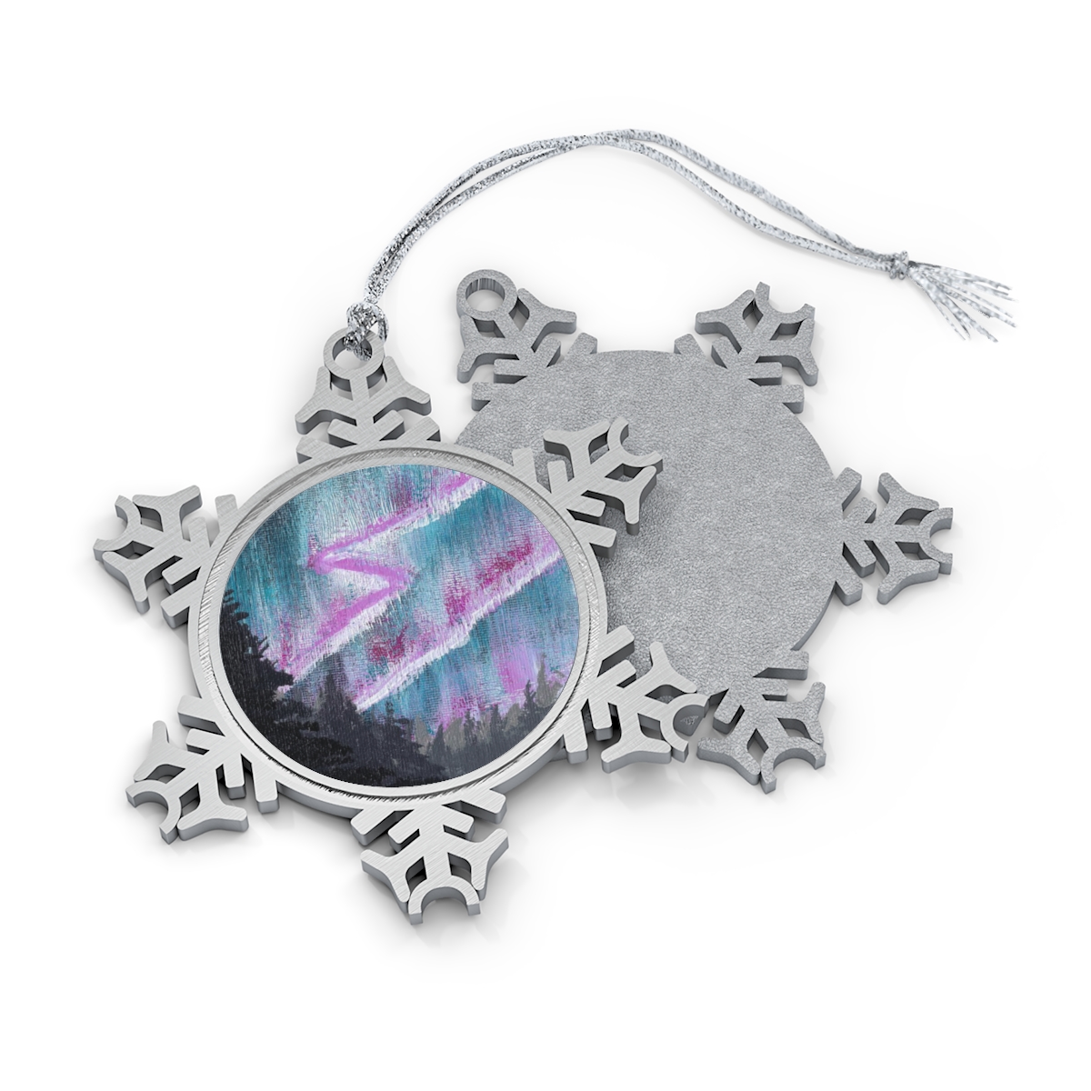 Pewter Snowflake Ornament - Sizzling Skies