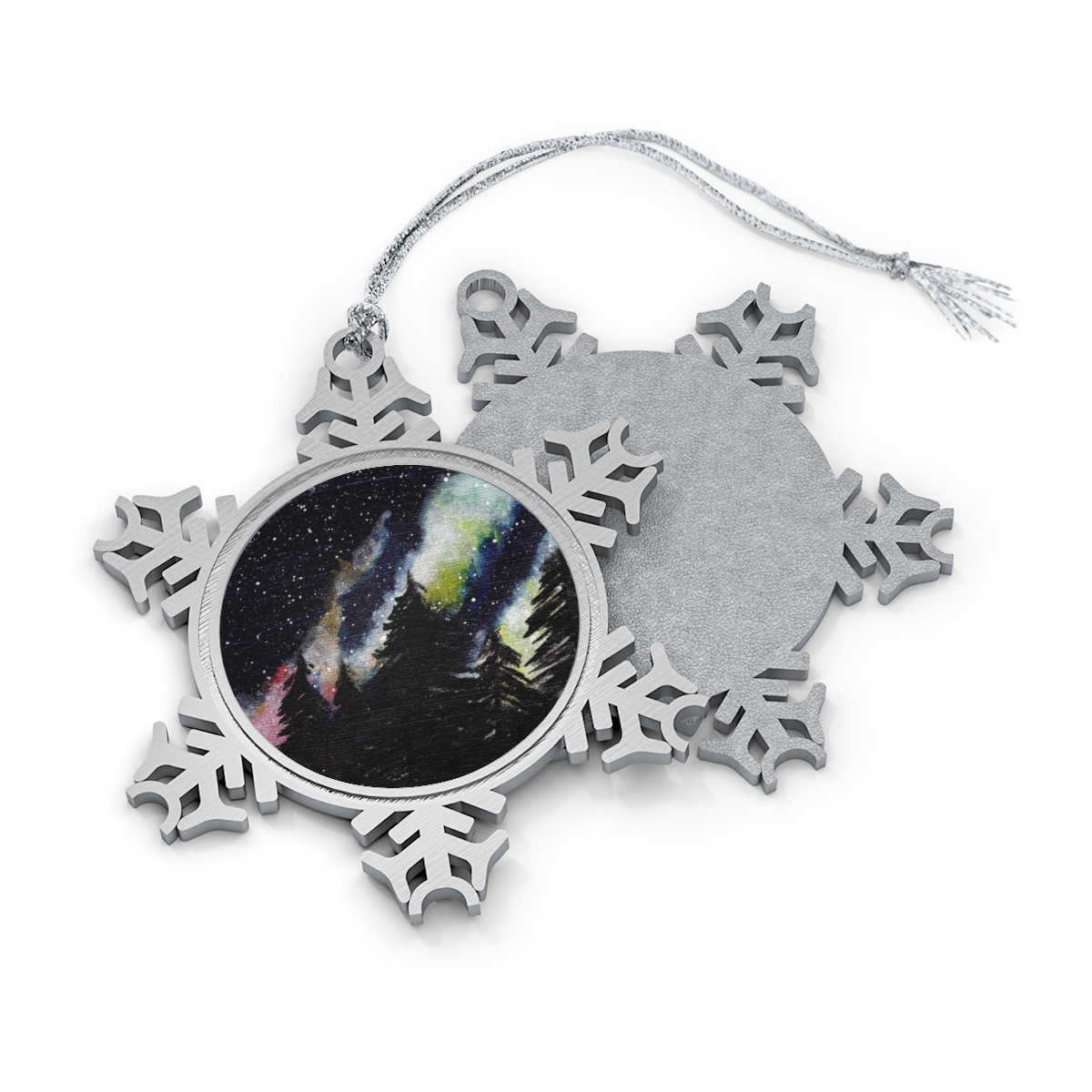 Pewter Snowflake Ornament - Colors of the Wind