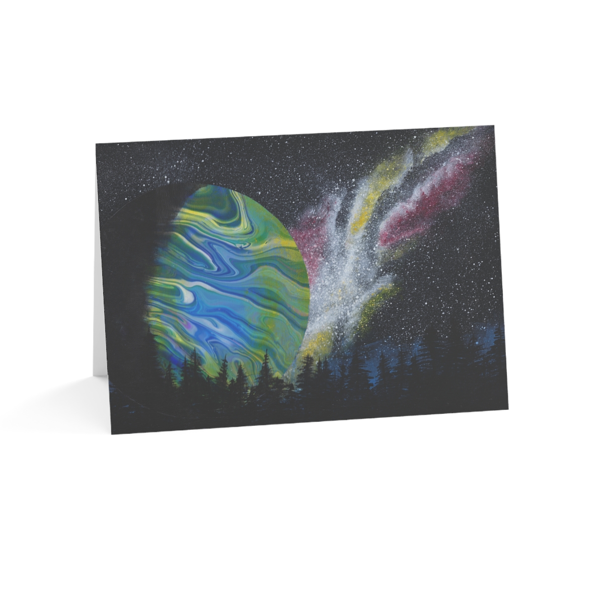 Blank Greeting Cards - Blue Giant