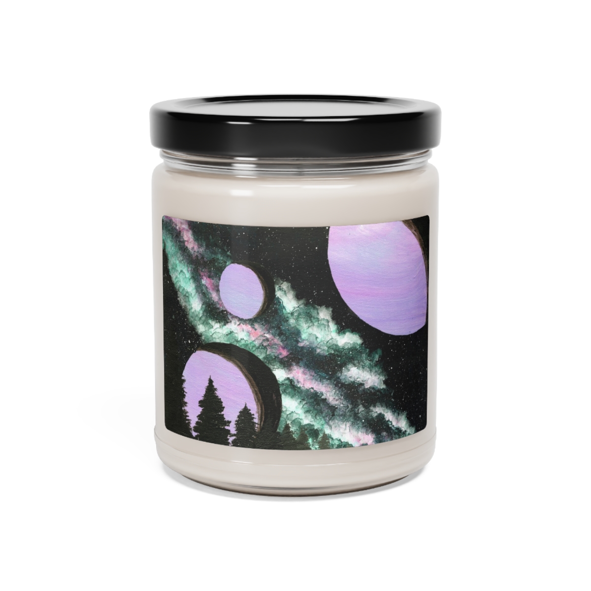 Galactic Night - Peppered Passionfruit Scented Soy Candle, 9oz